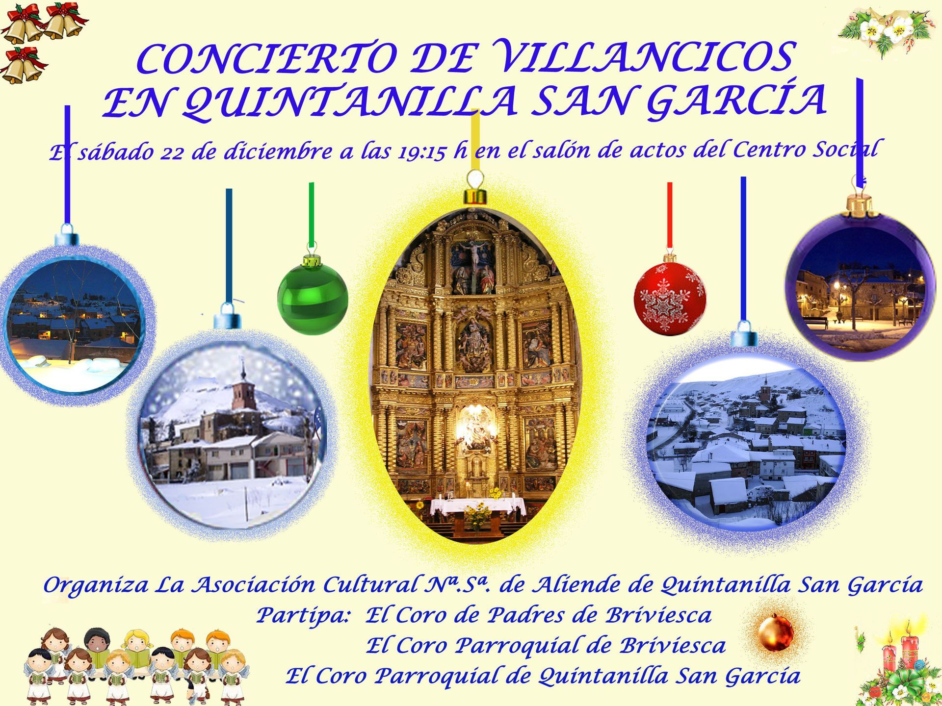 Concierto de Villancicos 2012 en Quintanilla San García