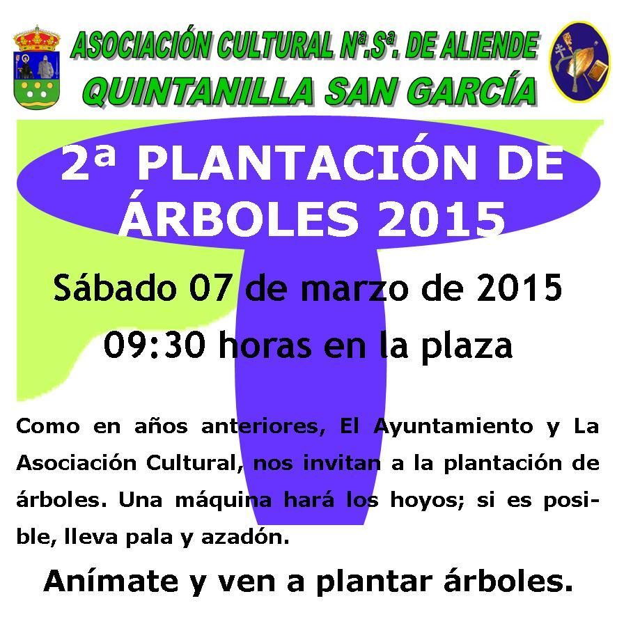 2ª Plantación de árbloes 2015