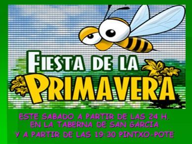 Fiesta de la primavera en Quintanilla San García