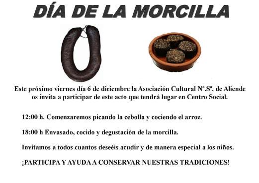 Día de la morcialla en Quintanilla San García