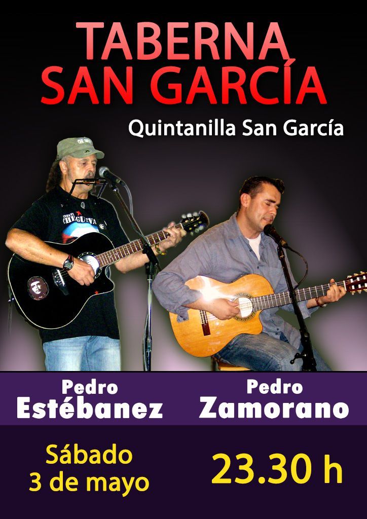 Concierto en la taberna de San García: Pedro Estébanez y Pedro Zamorano