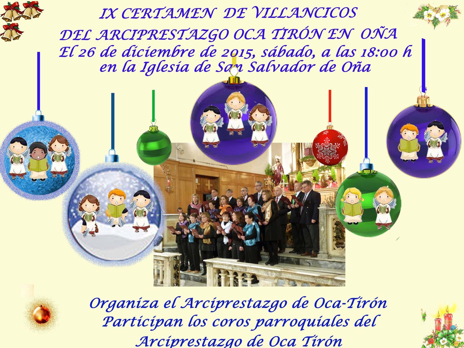 XI Certament villancicos Oña 2015